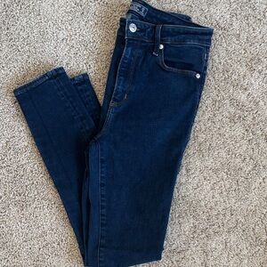 Abercrombie & Fitch Women's Navy Skinny Jeans
